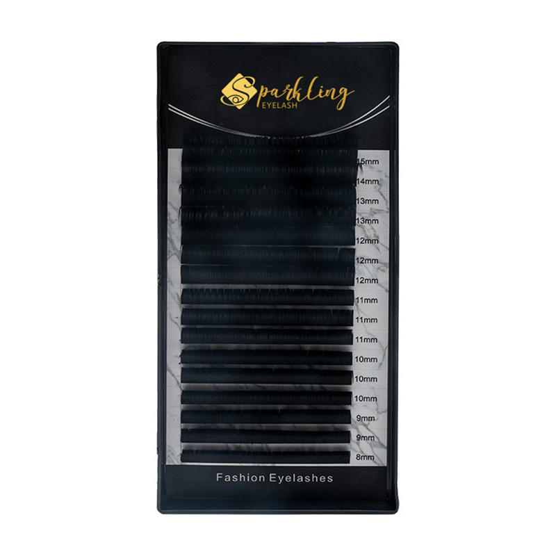 0,05 D Curl Matte Black Volume Lashes Extension