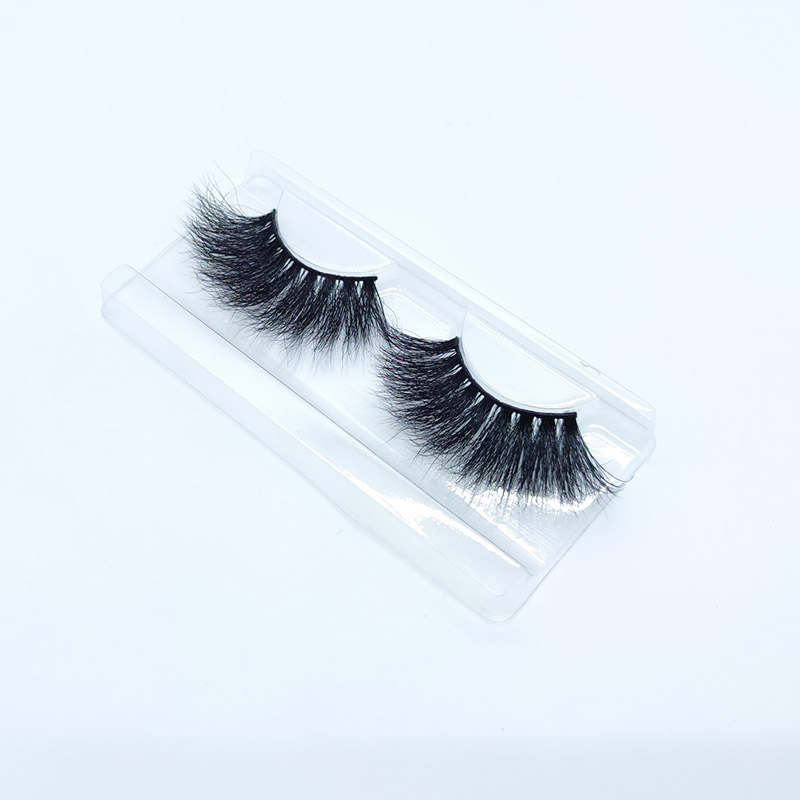 100 % mink øyevipper falske øyevipper 25 MM fluffy dramatiske faux mink vipper