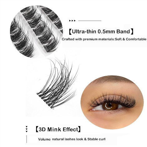 DIY Mega Volume Eyelash Extensions med Pingdu Sparkling Eyelash®