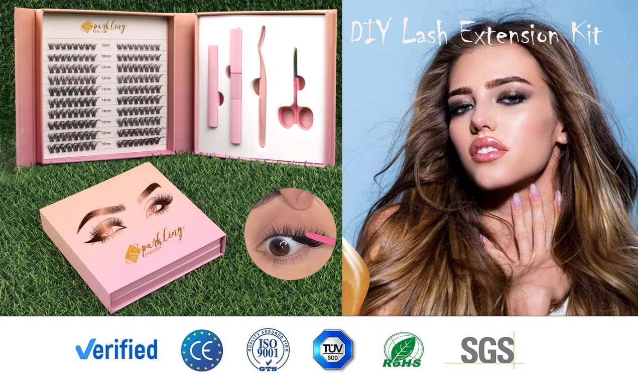Få den perfekte looken med DIY Lash Cluster Kit til fabrikkpris