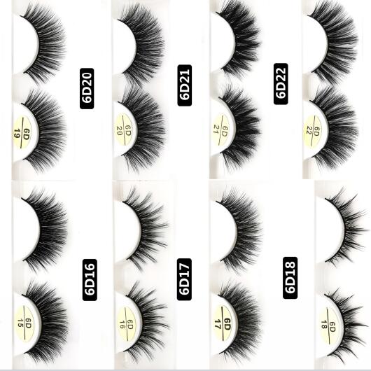 6D Faux Mink øyenvippe
