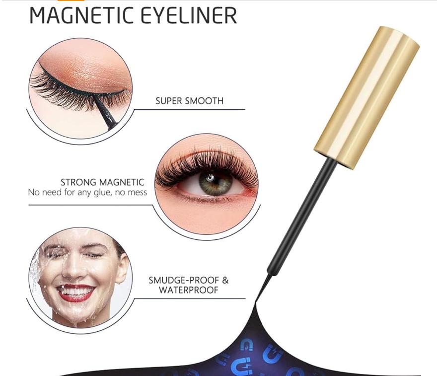Oppnå uanstrengt vakre vipper med magnetisk eyeliner og vippesett