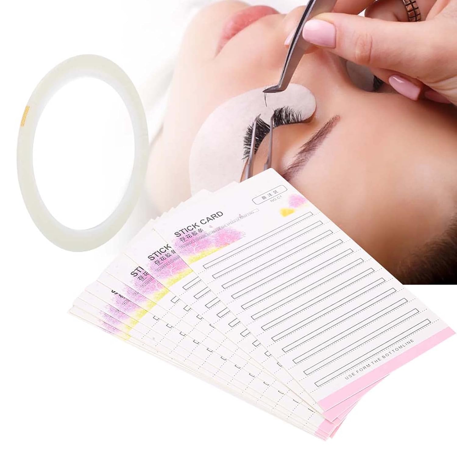 False Eyelash Fans Paper Card - Den ultimate løsningen for lagring av vippeforlengelse