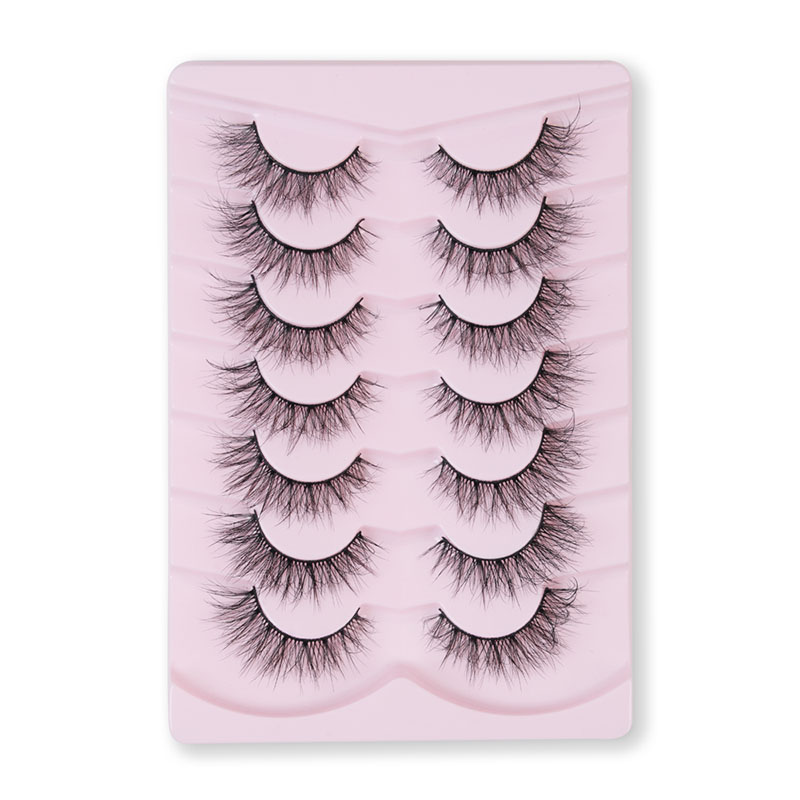 3D Wispy Strip Lashes falske øyevipper