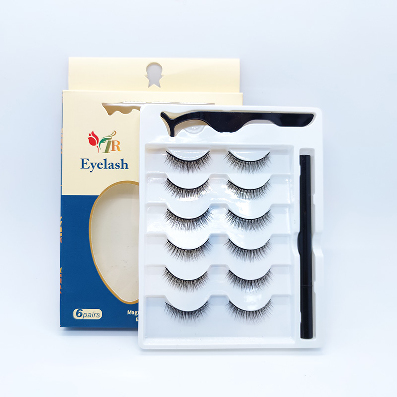 5D False Mink Lashes Silke øyevipper Myk Dramatisk Naturlig Look 1 Par