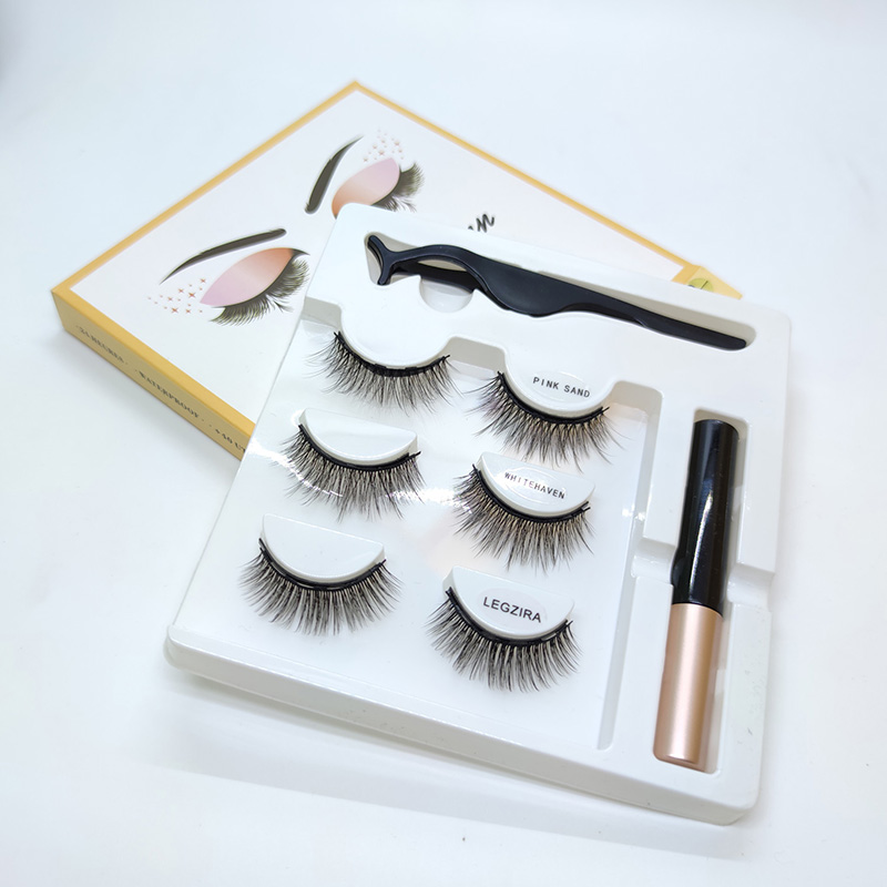 5D magnetiske vipper med eyelinersett