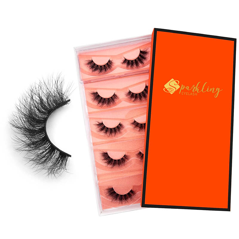 6D Fluffy Wispy øyevipper Strip vipper