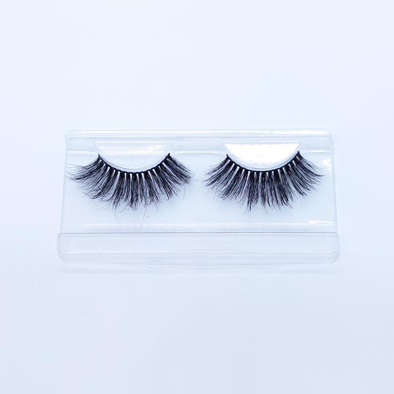 8D Mink øyevipper Wispy Fluffy Vipper Naturlig utseende Silkevipper 12-18mm
