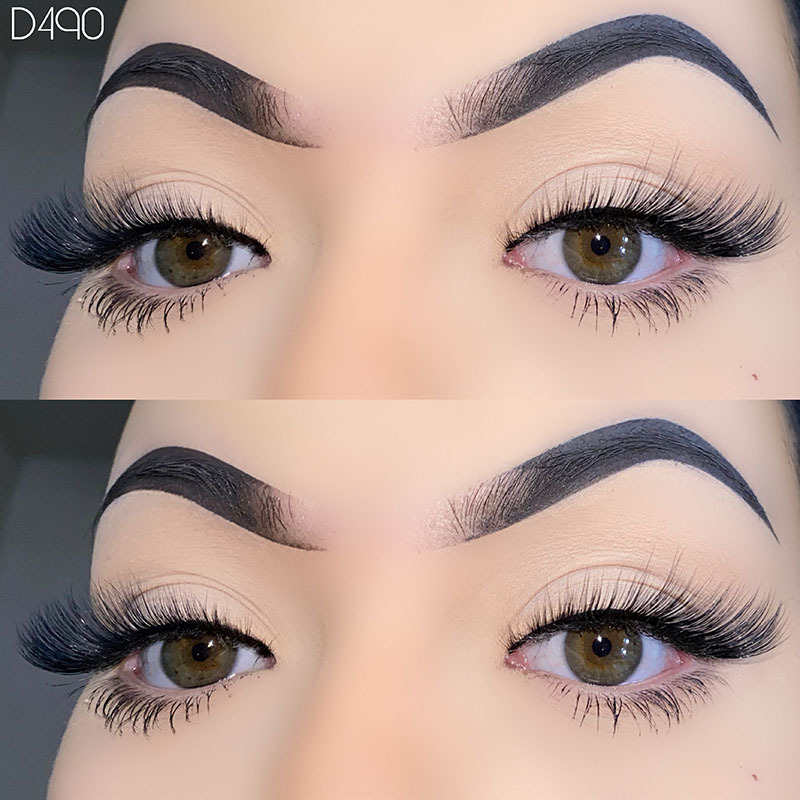 Angel Wing 3D Eyelash Extension Strip Lash 5 par Pakke