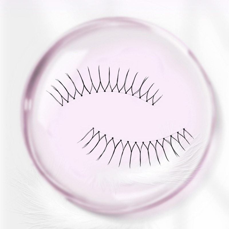 Clear Band Anime Lashes 4 par pakke