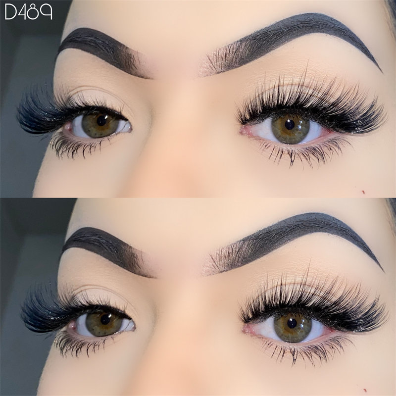 3D Volume Cat-eye Lashes Strip falske øyevipper