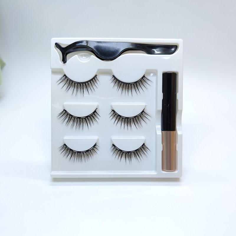 Magnetiske vipper med vanntett magnetisk eyeliner