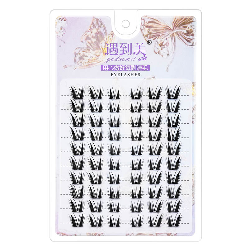 Naturlig individuell surr gullfisk hale DIY Lash Extension