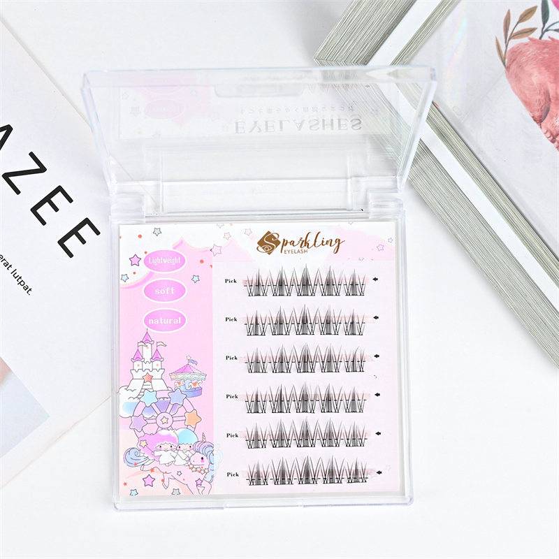 Forlimt DIY Press on Cluster Eyelash Extension