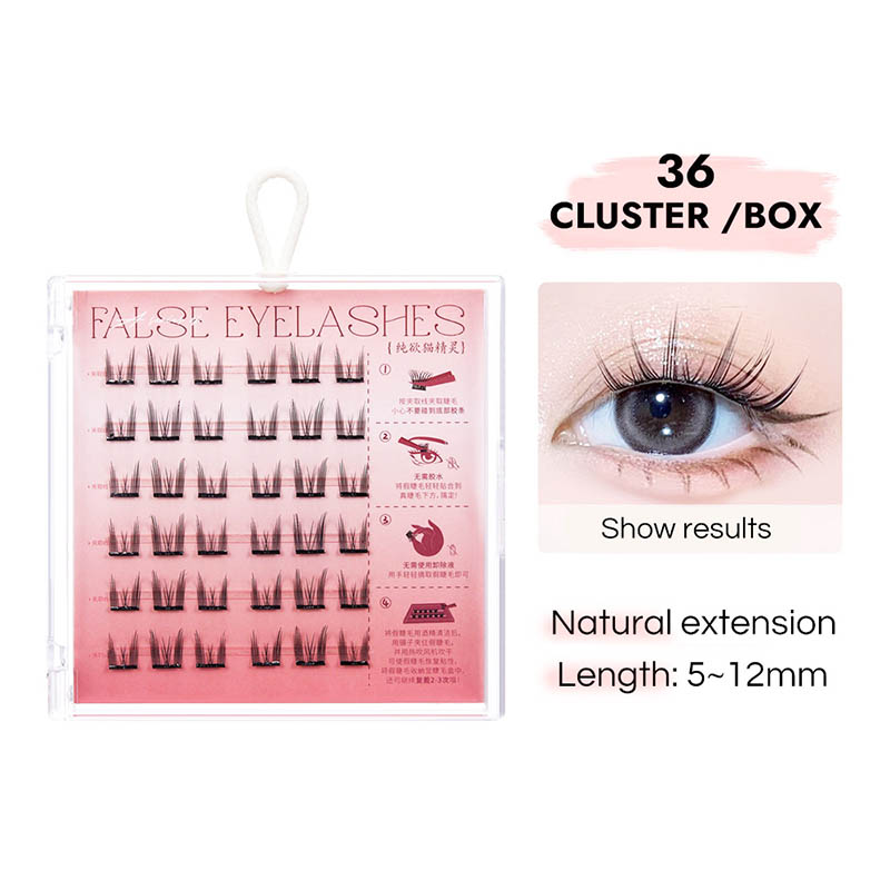Trykk på pre-GLUST CLUSTER LASH Extensions Kit