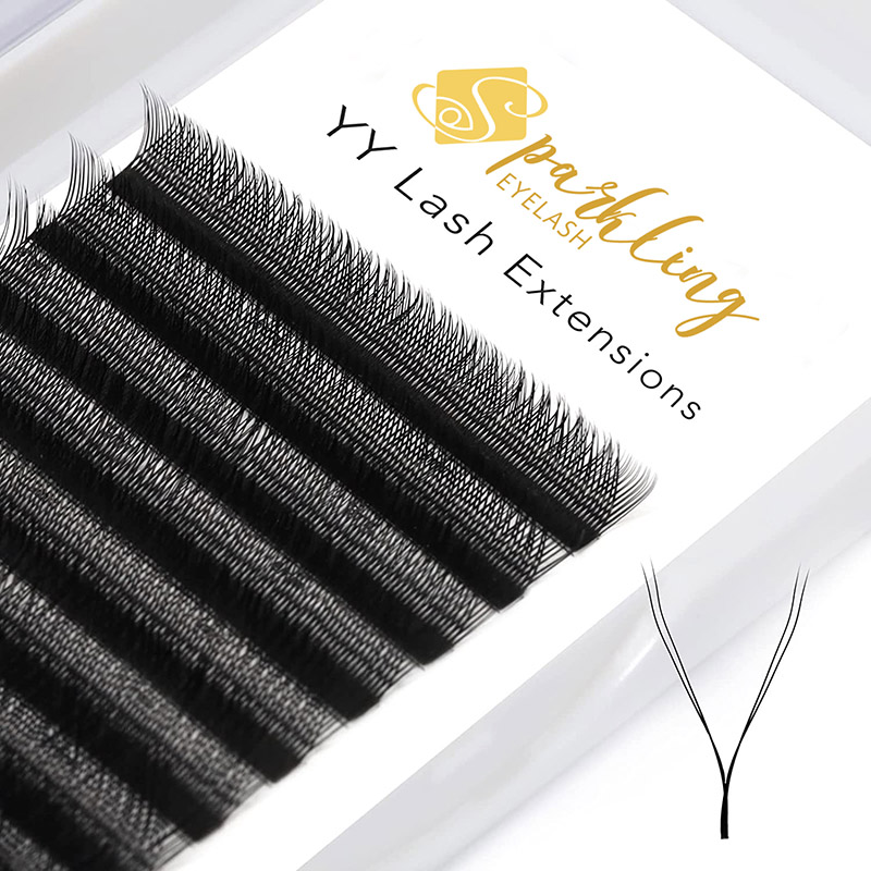YY Shaped Lash Extensions 2D Premade Fans Eyelash